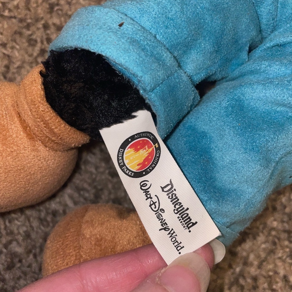 Disney Goofy Plush with Blue and Tan Outfit - Picture 5 of 6